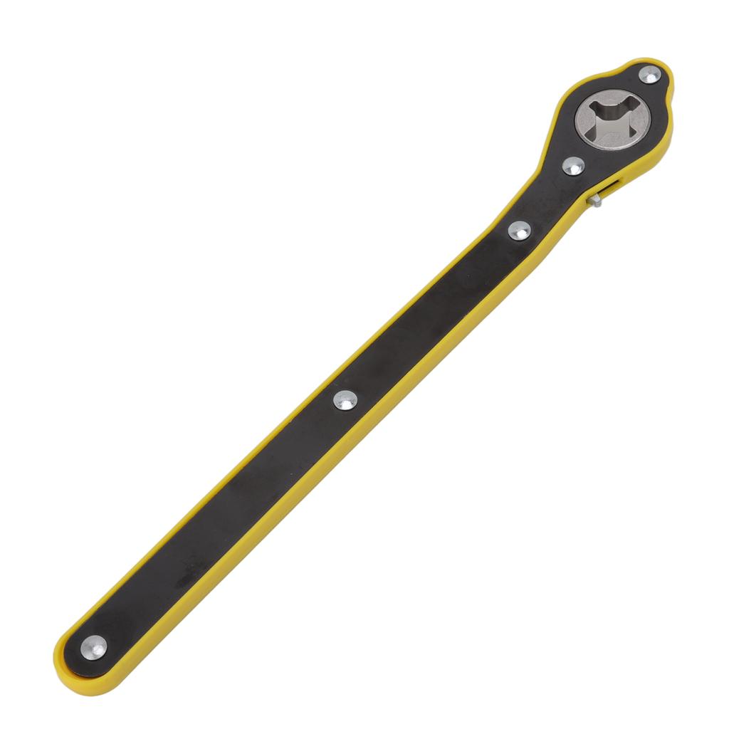 Ratchet Wrench 34cm Long Handle Ergonomic Labor Saving Jack Ratchet Wrench for Wheel Tire Removal