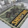 Retro Motorcycle Area Rug Carpet Moto Fans Non -Slip Large Door Step Mat Bathmat For Living Room Bedroom Entrance Home Decoration