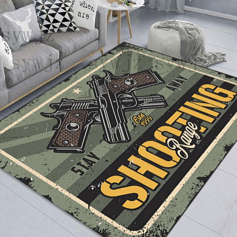 Retro Motorcycle Area Rug Carpet Moto Fans Non -Slip Large Door Step Mat Bathmat For Living Room Bedroom Entrance Home Decoration