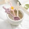 Ceramic Star Shaped Spoon Twisted Spoon Cute Long Handled Cream Design Coffee Stirring Spoon