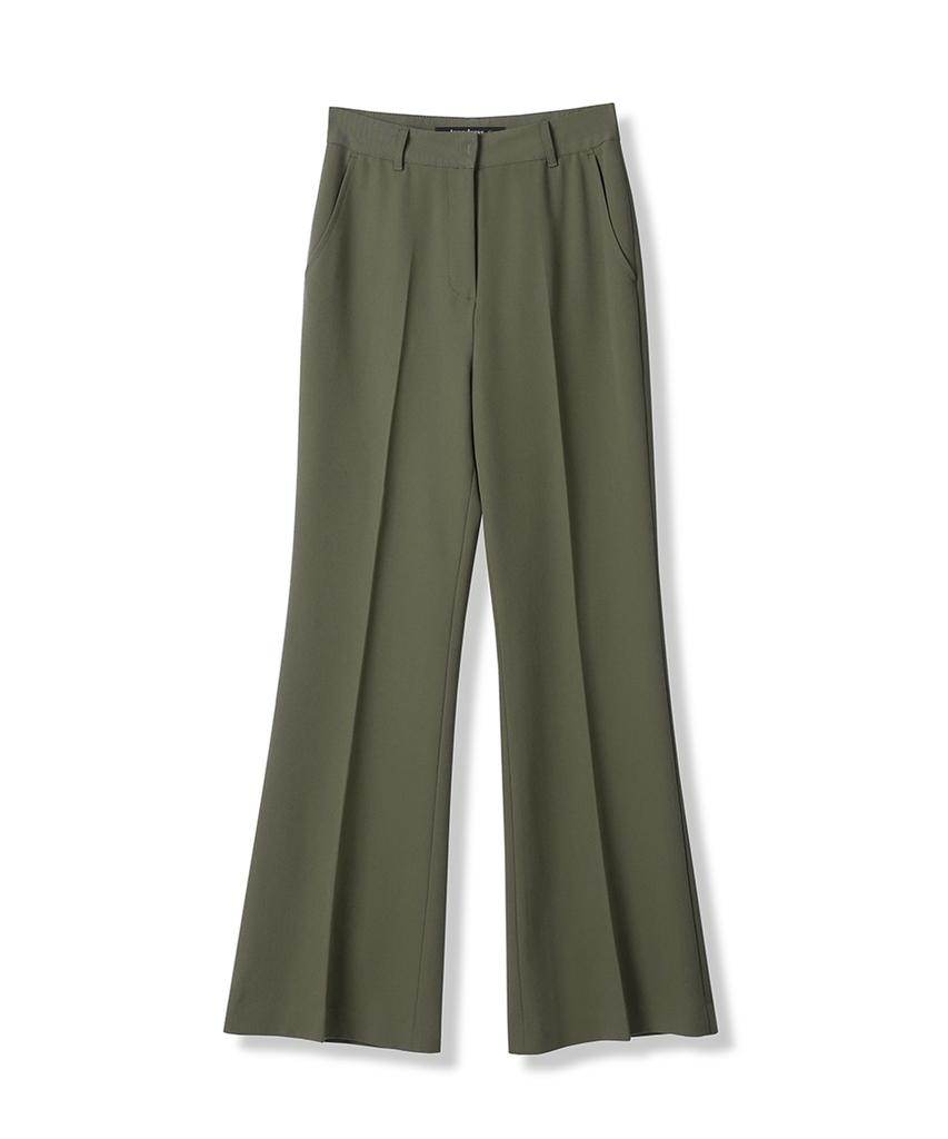 AVANDRESS Line Bootscut Slacks Khaki