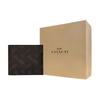 Coach Billfold Wallet Horse And Carriage Double Fold Men Wallet Dark-Brown 4906-A7U