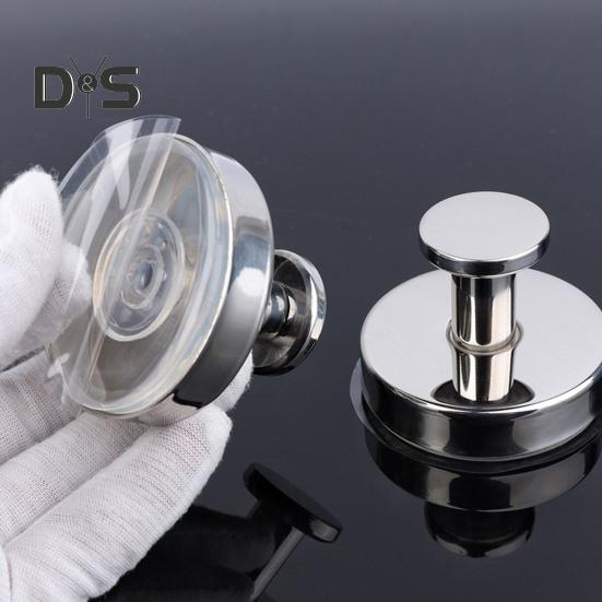 4-teilige Aufbewahrungshaken mit Saugnapf, Kranzaufhänger, stark, tragfähig, rostfrei, einfach zu installieren, Kranzhaken für Glastüren