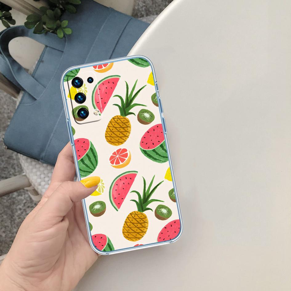 

LO21 Cartoon Fruit Watermelon Phone Case for Motorola Moto G7 G8 G9 G84 G85 G73 G24 G15 Z2 Play Power Plus Motorola Moto G9 Plus