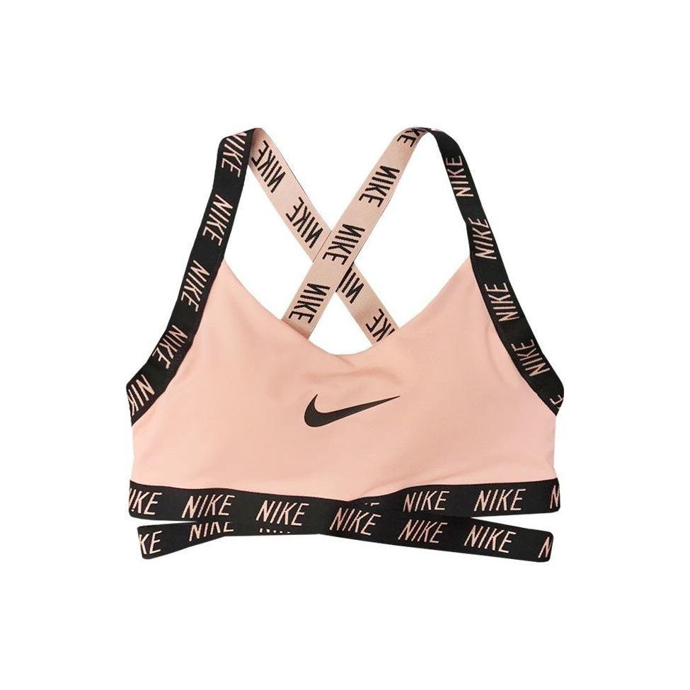 Nike Printed Logo Sports Bra Women Underwear Pink CD7120-646
