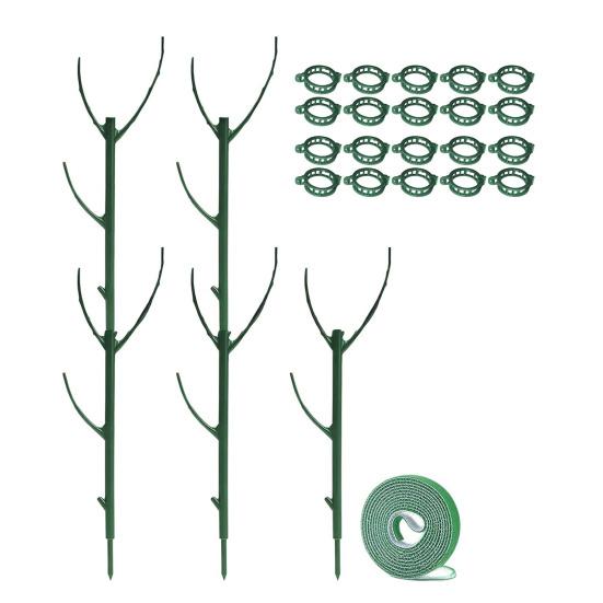 1 Set Stackable Monstera Plant Support Houseplant Support Poles Indoor Outdoor Plants Stakes for Tall Potted Plants Pothos Philodendron