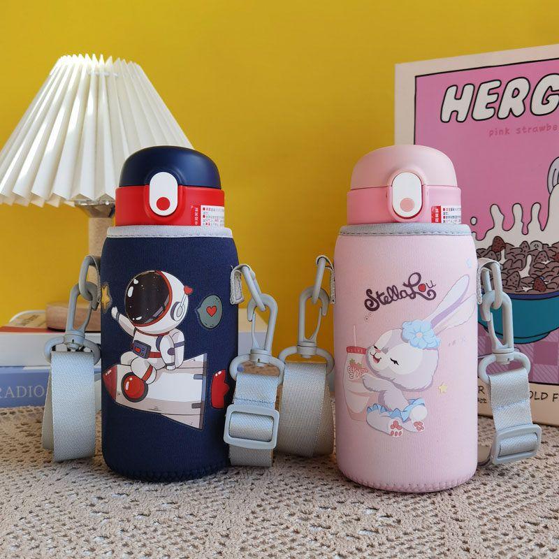

Fuguang Large-Capacity Thermos Cup Cover for Kidsren and Students, 580ml Water Cup Cover, Cross-Body Water Bottle Cover, Universal Bag Our Store Does Not Sell Cups, Only Cup Sleeves!