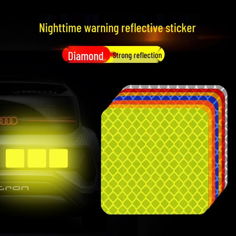 Luminous Reflective Vehicle Stickers for Cars, Motorcycles, Bicycles