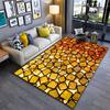 Abstract Mosaic Pattern Carpet Suitable As a Non-slip Mat for the Living Room or Bedroom Sofa