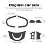Suede Steering Wheel Button Cover for Mini Cooper Clubman R55 R57 Hardtop R56 Interior Accessories