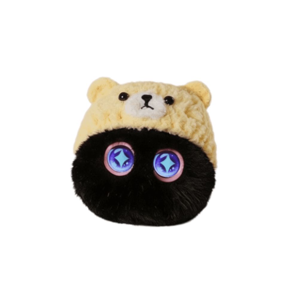 Interactive Talking AI Cat Keychain 66 Languages Interactive AI Cat Plush Toy  Student Gift