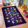 Children's Fun Puzzle Early Education English Alphabet Carpet Cute Monster Alphabet LivingRoom Bedroom Kids Room Mat  Decor Rugs