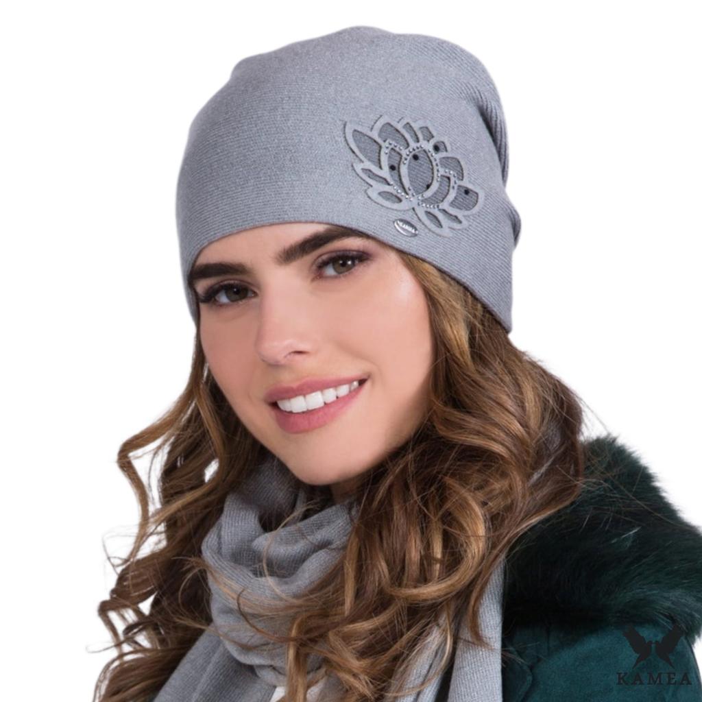 Lotus Women' Hat Color Gray
