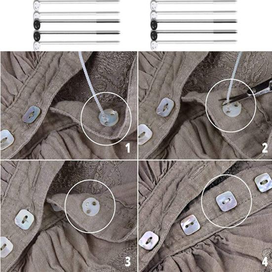 30Pcs Quick Button Repair Fixed Tool Needleless Sewing DIY Handmade Ornament