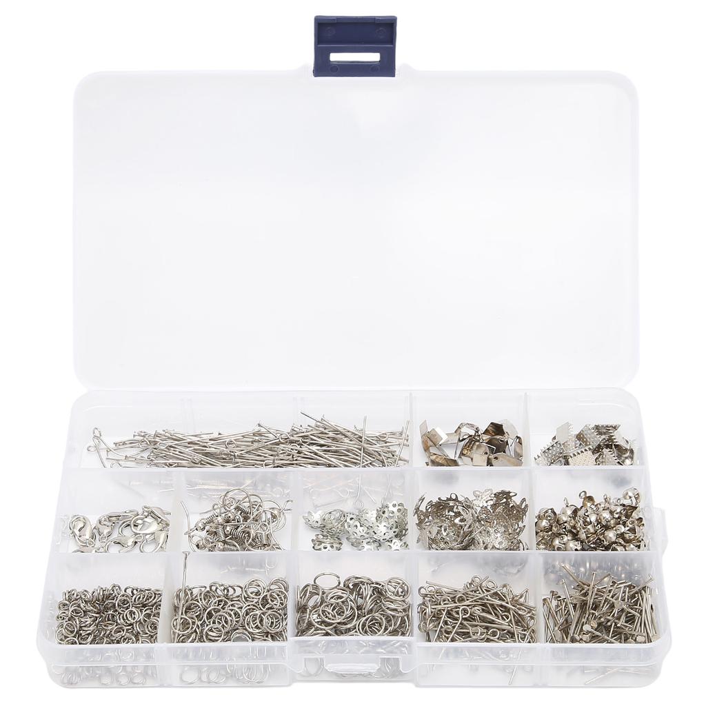 800 Stück DIY Bastelarbeiten Schmuckzubehör für Anhänger Halskette Armband Ohrring Schlüsselanhänger Herstellung