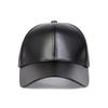 PU Leather Duckbill Cap: Spring & Autumn Style for Middle-Aged & Elderly Men