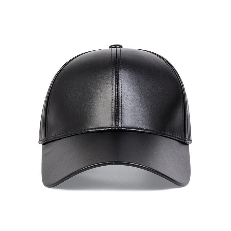 PU Leather Duckbill Cap: Spring & Autumn Style for Middle-Aged & Elderly Men