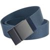 [White Fang] Casual Belt with Plate Buckle, Outdoor Style, Simple Fashion, Men's BT902 (Blue)