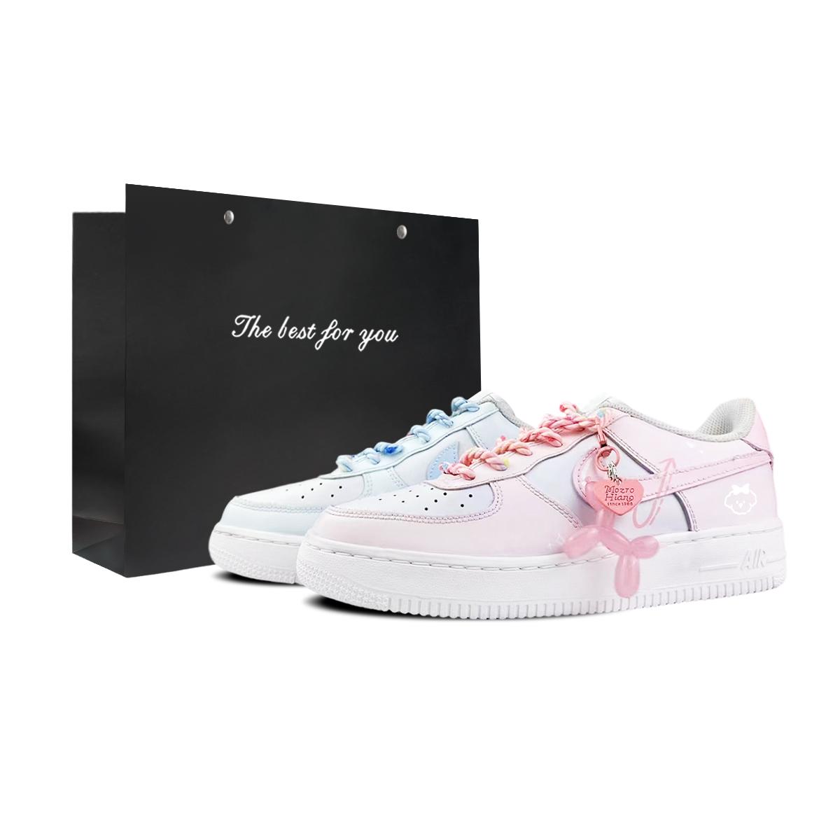 

Nike Air Force 1 BNK Cloud Puppy Mismatched Low top Skateboard Shoes Unisex CW2288-111(Team1771-SBOX) 43