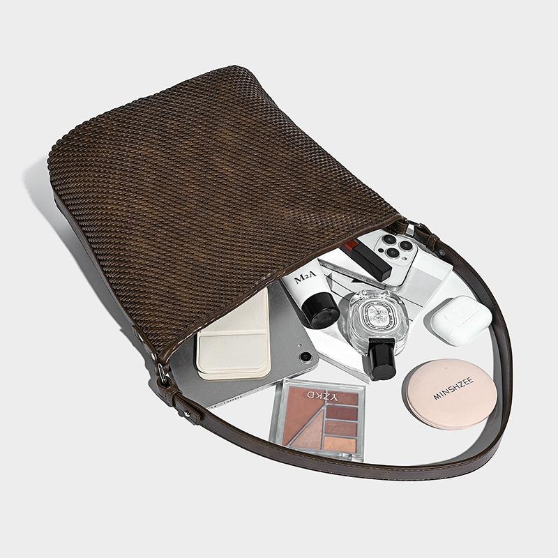 Niche Design Bucket Bag Large Capacity 2025 New Style Retro Versatile Handbag Shoulder Crossbody Tote Bag