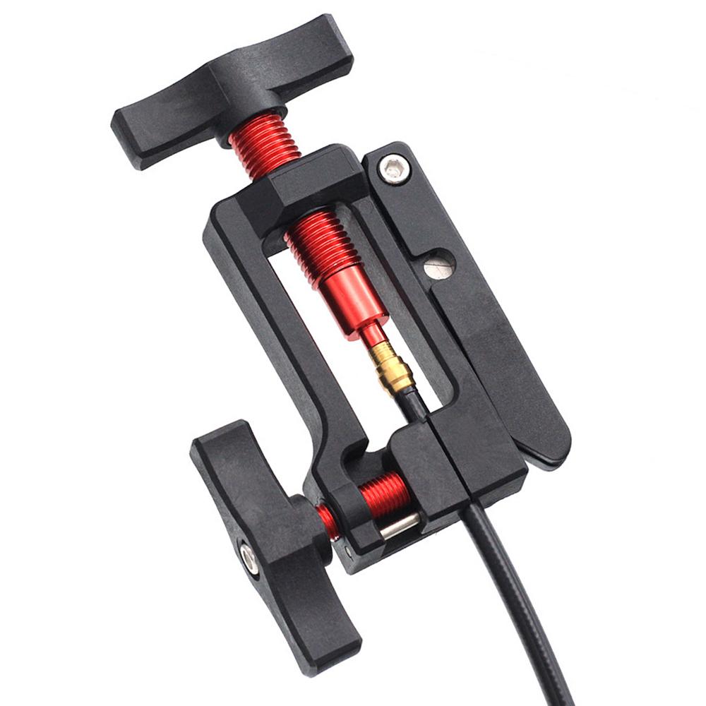 1PC Instrument de presare cu ac ulei de biciclete, inserare cap de măsline, instalare, tăietor de țevi, cric pentru corp cu cinci fire, întreținere și fixare