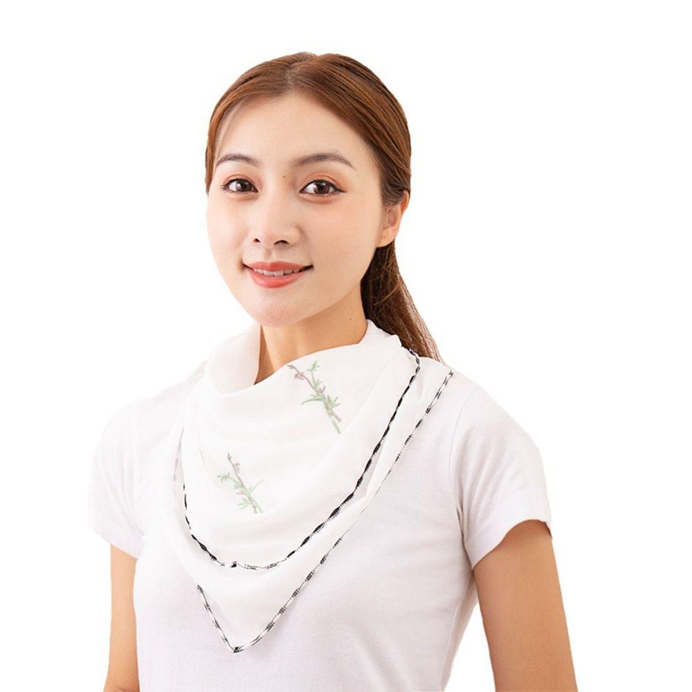 Scarf Fishing Sun UV Protection Unisex Face Cover Triangular Scarf Sunscreen Veil Ice Silk Mask