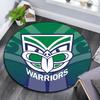 New Zealand Warriors,Round Area Rug,Carpet Rug for Living Room Bedroom Sofa Playroom Decor,Non-slip Floor Mat