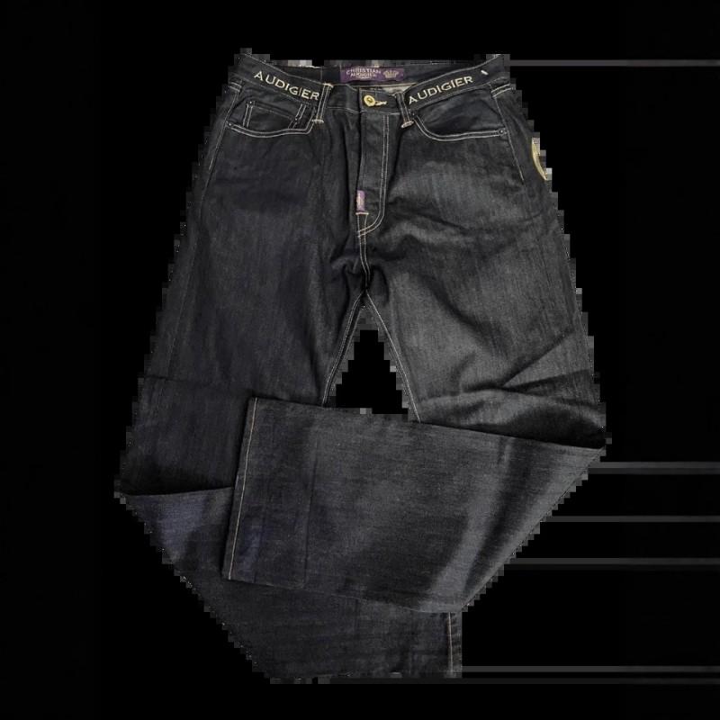 Womens High Waist Straight Leg Denim Jeans Streetwear Y2k Retro Rhinestone