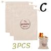 1/6pcs Reusable Linen Bread Bag Baking Storage Container for Toast Unbleached Preservation Bag with Drawstring Kitchen Organizer