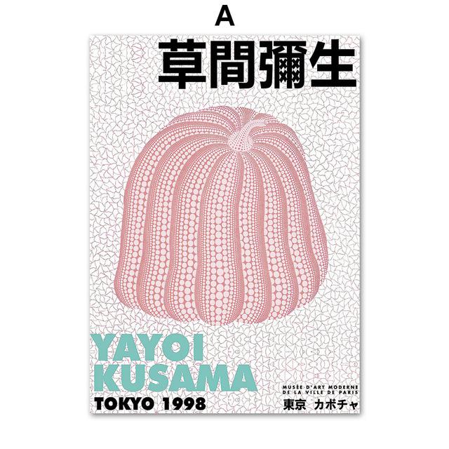 

Абстрактные Яёи Кусама тыквенные грибы точки Токио настенное искусство холст картины плакат и принты настенные картины для декора гостиной без рамки 21*30cm No Frame