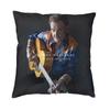 Johnny Hallyday Pillow Home Decor Fashion French Rock Singer Cushions for Sofa Square Pillowcase