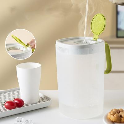 1.55/2.2L Water Pitcher Lemonade Container Juice Kettle Large Teapot with Tea Infuser Plastic Cold Beverage Pot Beverage Jug