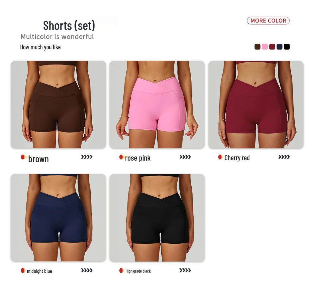 Women's Nude Feeling Yoga Set: High-Waist, Hollow-Back, Tummy Wrap, Tight-Fit for Running and Fitness