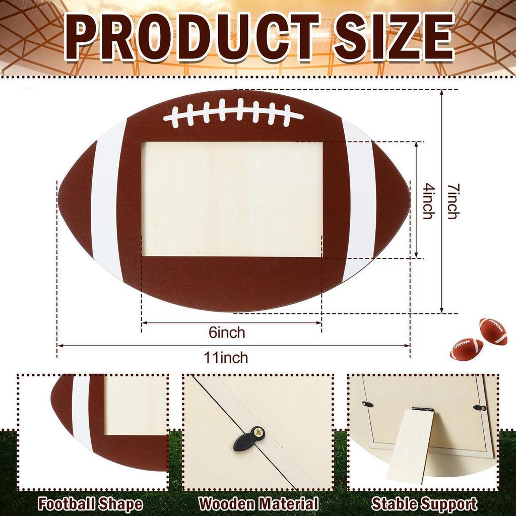 Football Picture Frame Decoration Creative Bedroom Tabletop Birthday Gift Sport Themed Photo
