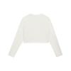 Li Ning Plain Embroidered Round Neck Pullover Short Sleeve T-Shirt Women Tops Off-White AHSS084-2