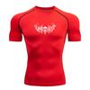 Men's Compression Fitness T-Shirt, Quick Dry Skull Death Metal Graphic Athletic Workout Short Sleeve Top for Gym Running Training Sports Wear