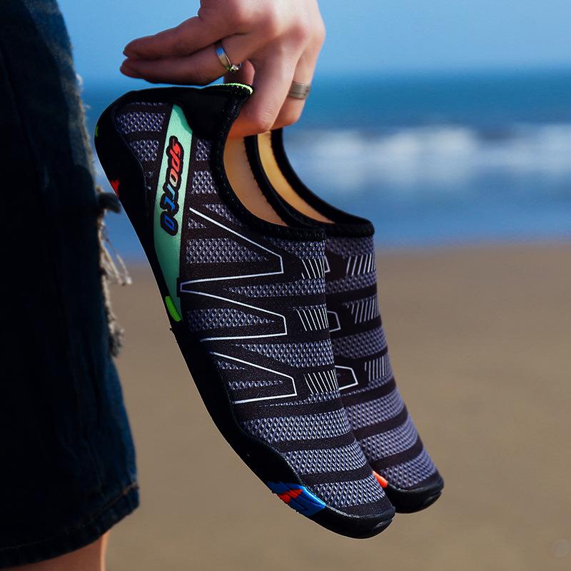Badeschuhe Tauchuhr Outdoor-Strandschuhe Paar Bachschuhe Barfuß Schnell trocknende Schuhe Schnorchelschuhe Watschuhe