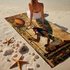 Egyptian Love Story Beach Towel, Super Soft Microfiber, Gift for Her/Him, Birthday, for Pool, Beach, Travel, Home Decor Fan gifts