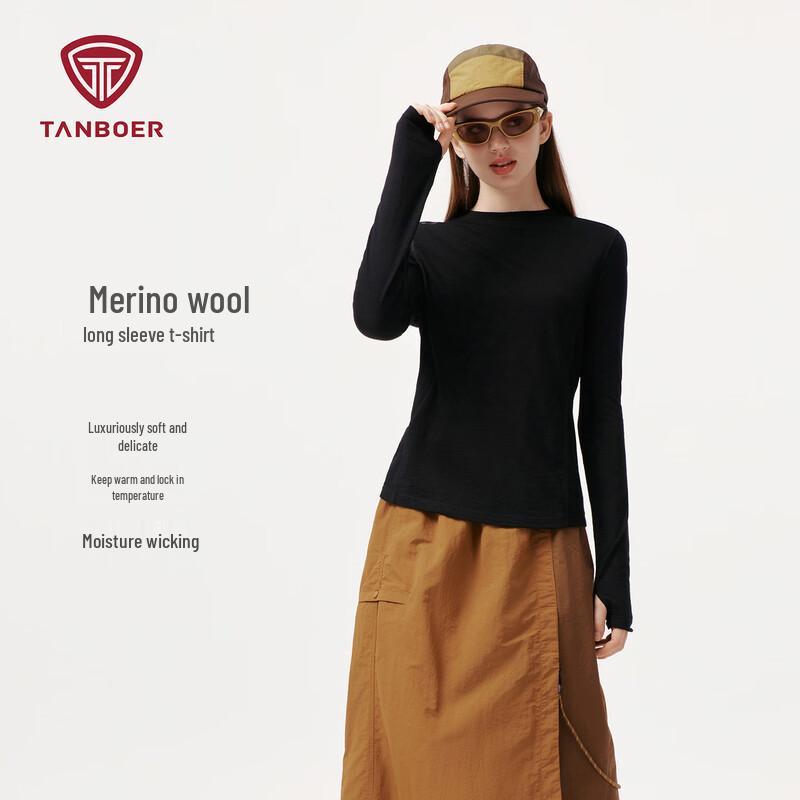 

Tanboer Women s 5532222A 100% Wool Cropped Crew Neck Sweatshirt XL 175