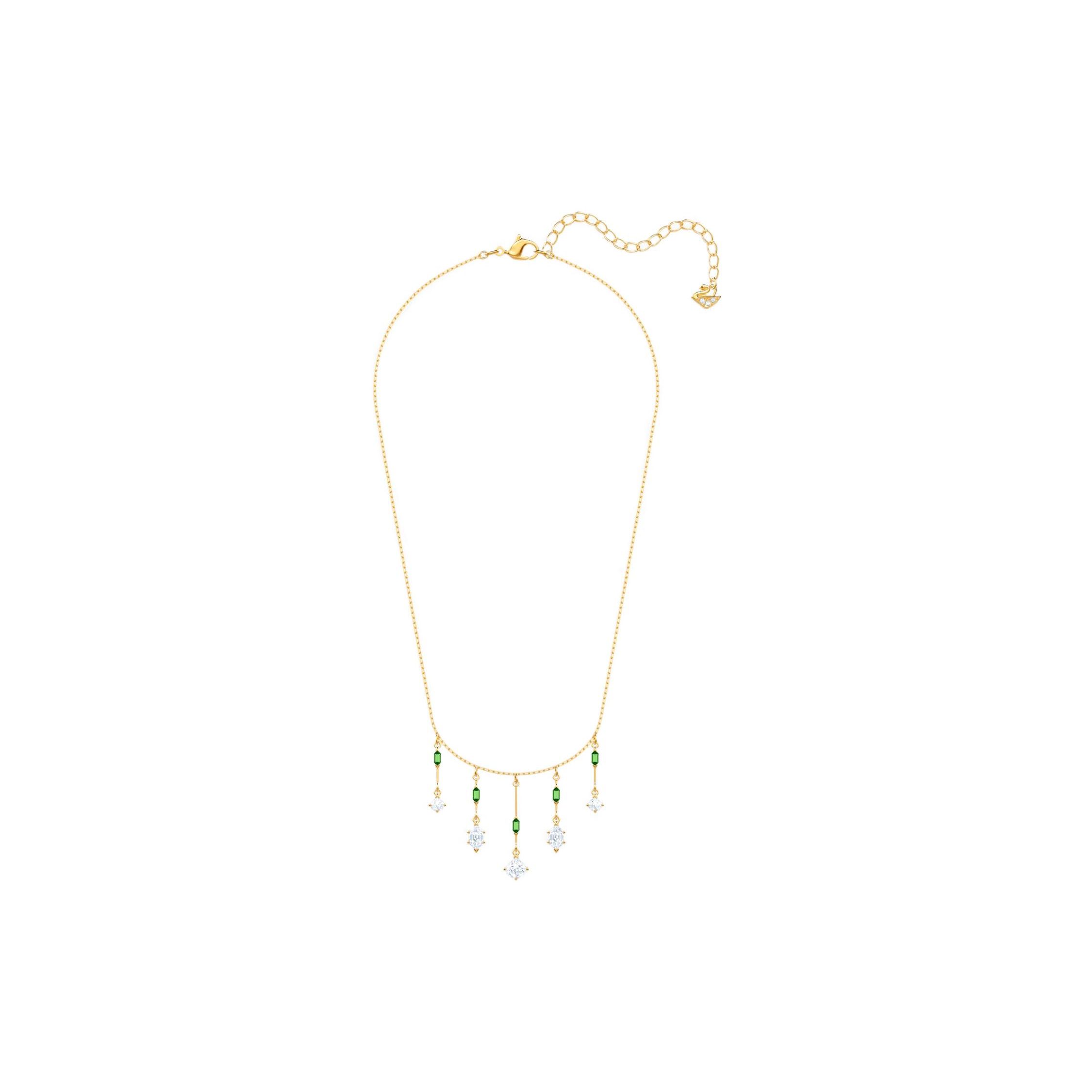 Swarovski Oz Series Emerald Wonderland Green And White Crystal Pendant Necklace Women necklaces 5455519 Gold,F