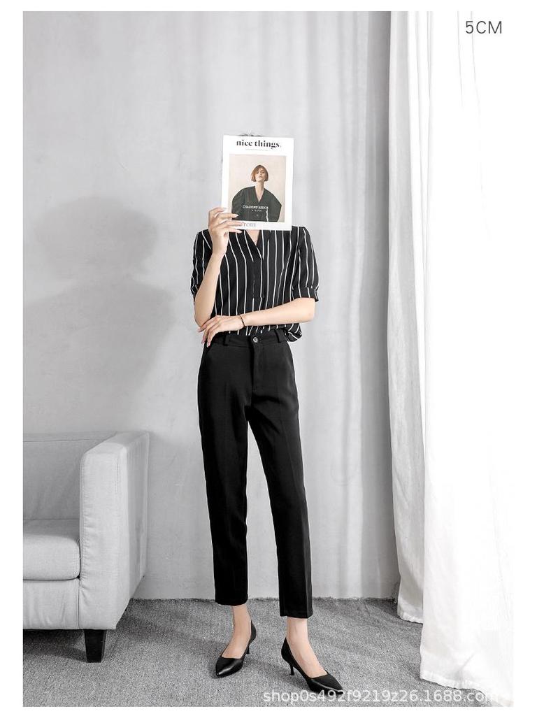 357-8 Flyvertinne Dames Svarte Skinn Stiletthæler - 2025 Profesjonelle Høye Hæler