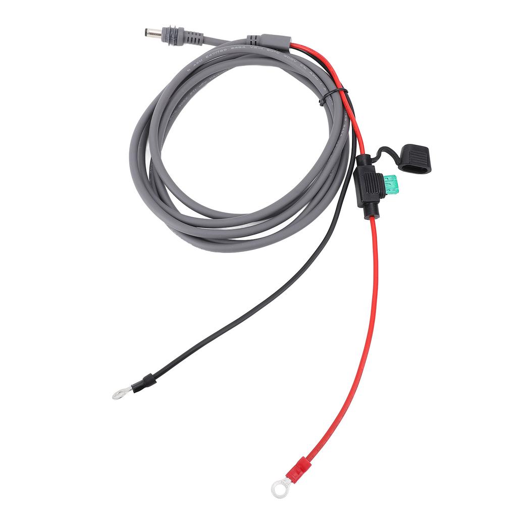 Cable de Carga Satelital Diseño O 18AWG Cable de Alimentación CC con Caja de Fusibles para Mini para RVs Barcos