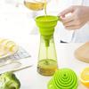 Kitchen Funnel Set of 3 Pieces, Kitchen Small Tool Accessories, Foldable Silicone Funnel, Food-grade for Filling Water Bottles a