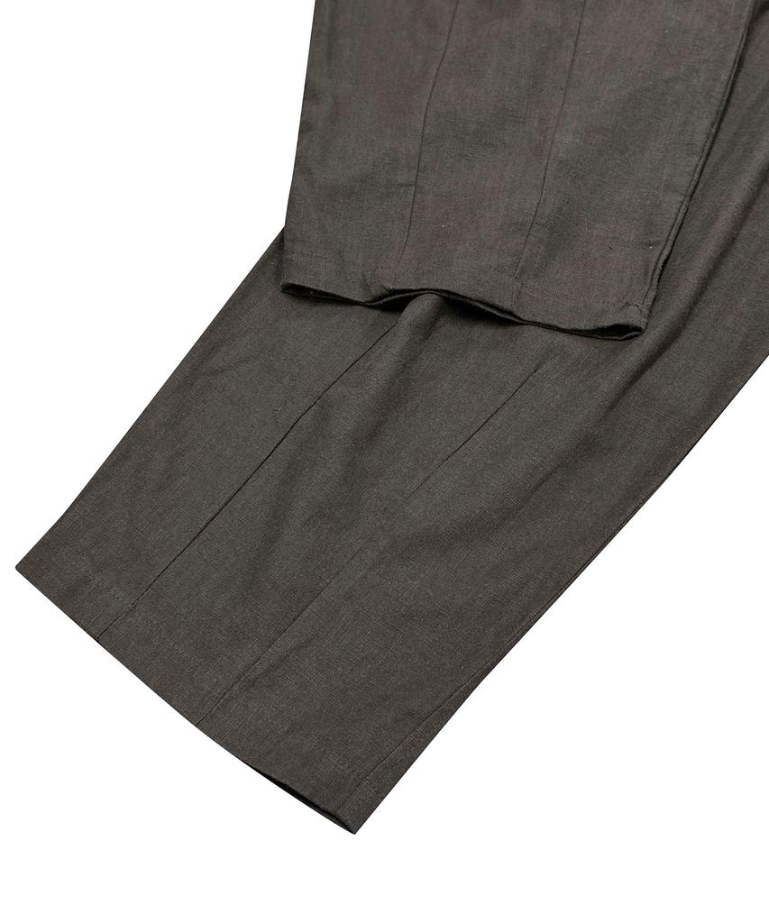 SMITHARMOR Sa Double-Pleat Linen Wide Pants_Sky Blue
