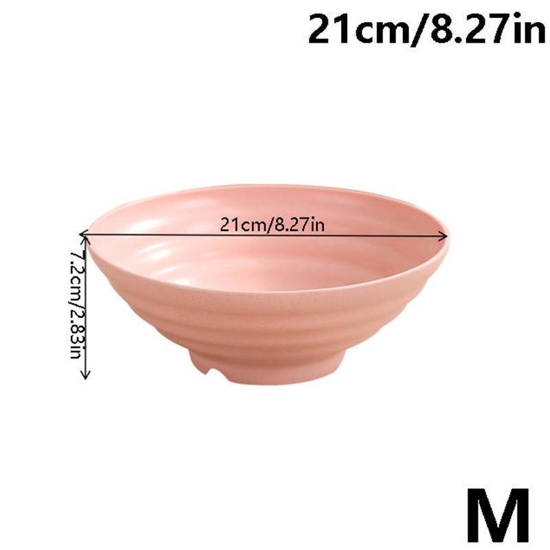 7-10inch Unbreakable Japanese Ramen Bowl Noodles Cereal Soup Salads Bowl Kitchen & Dining Tableware For Microwave And Dishwasher