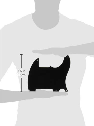 Scud TL-type pickguard, Bakelite, no PU holes, TC-BL-EQ