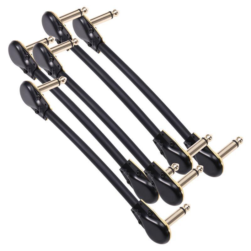

BAAU Device Connects Wire Double Flat Head Anaerobic Audio Line Pedal Instrument Jack Plug Instrument Jack Plug 15CM