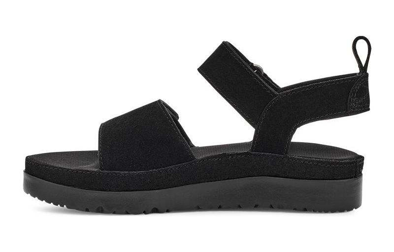 UGG Kids Suede Touch Strap Sandals 1136539K-BLK 32.5