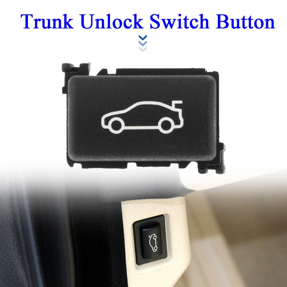 Capac buton de deblocare a portbagajului din spate al hayonului mașinii pentru BMW 3 5 7 X1 X3 F Series F20 F30 F35 F10 F11 F01 F02