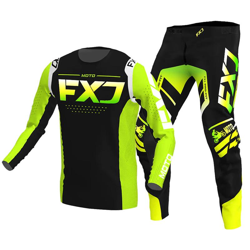 Zestaw motocrossowy dla dzieci 4 5 6 7 8 9 10 11 12 13 lat Młodzież Dziecko Motocykl Chłopiec Dziewczynka Jersey Spodnie Zestawy kombinezon wyścigowy Off-road Enduro MX MTB